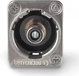 Switchcraft EHRCA2X Panel Mount RCA Feedthru - Nickel