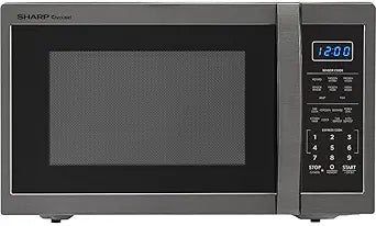 Sharp SMC1452CH Carousel 1.4 Cu. Ft. Black Microwave — main product image