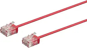 Monoprice 134251 Cat6 5ft Red SlimRun Ethernet Cable — main product image