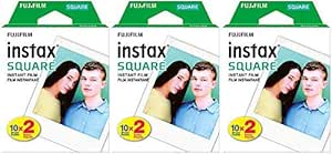 Fujifilm Square Twin Pack Film 20 Exposures (3 Boxes)