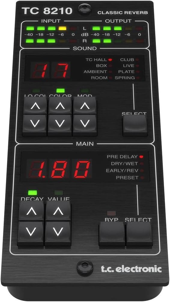 TC Electronic TC8210-DT Classic Mixing Reverb Plugin
