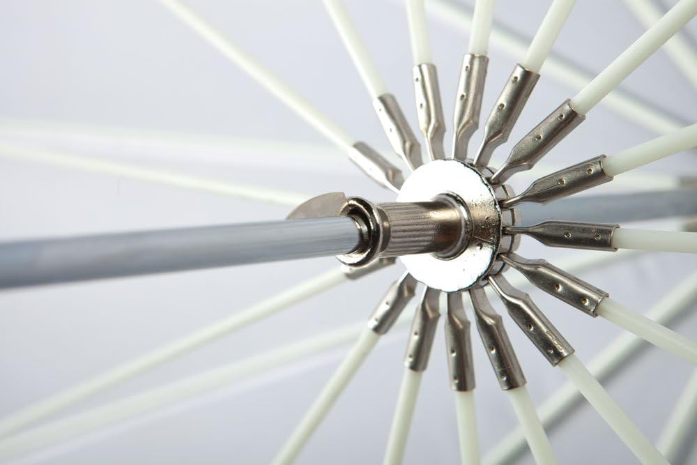 Westcott 4634 7-Feet Parabolic Umbrella White/Black