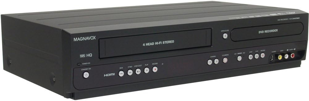 Magnavox ZV457MG9 Dual Deck DVD/VCR Recorder - Black