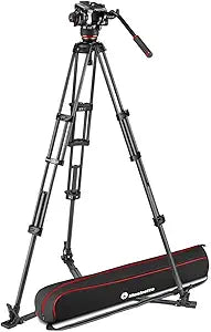 Manfrotto 504X Fluid Video Head with Carbon Tripod