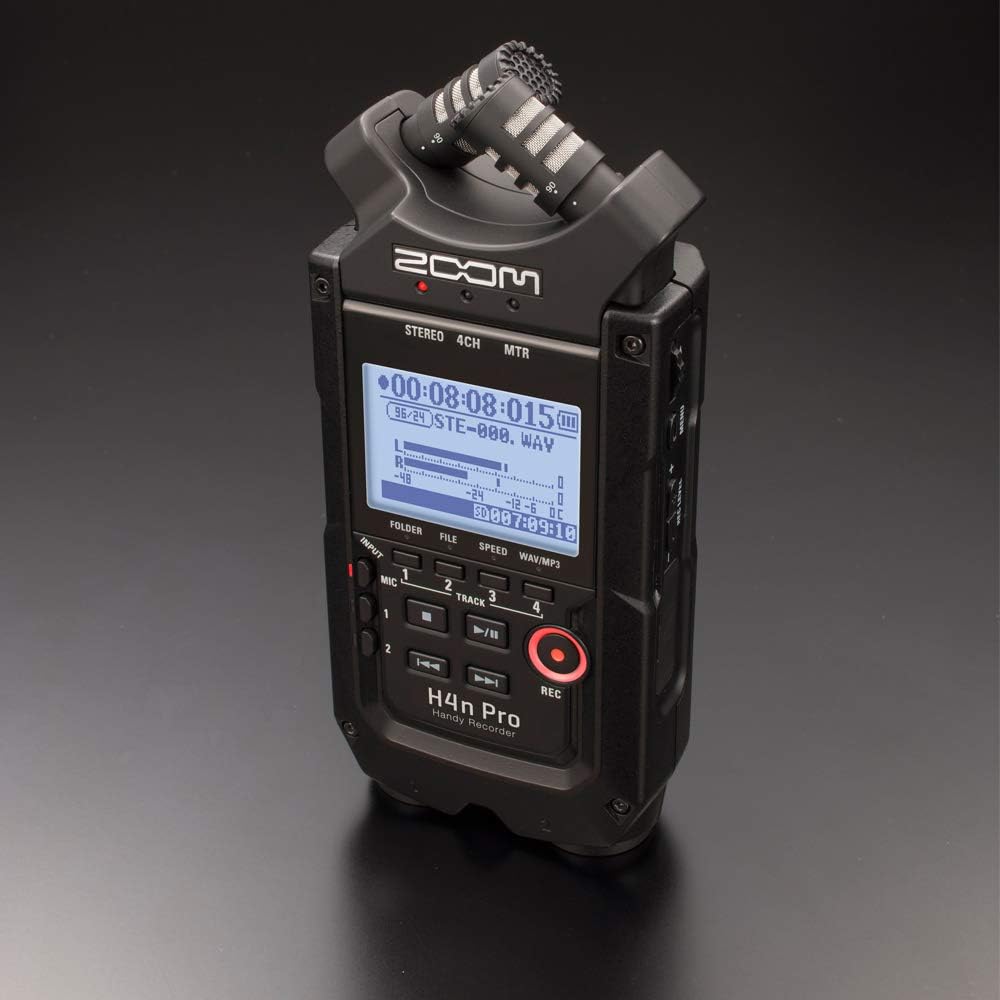 Zoom H4n Pro 4-Track Portable Audio Recorder