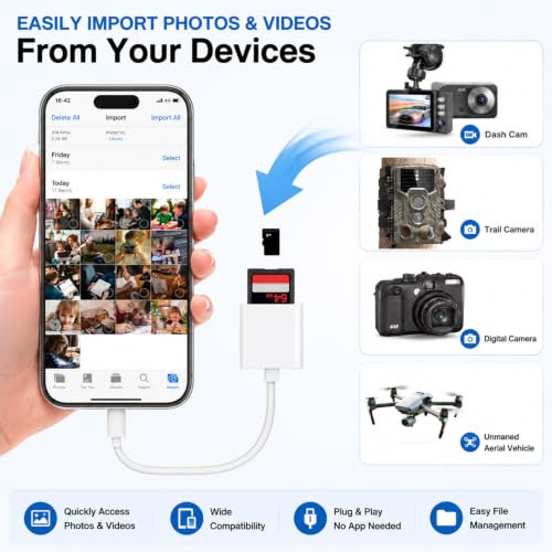 Generic Dual-Slot USB-C SD Card Reader with Charging Port — main product image