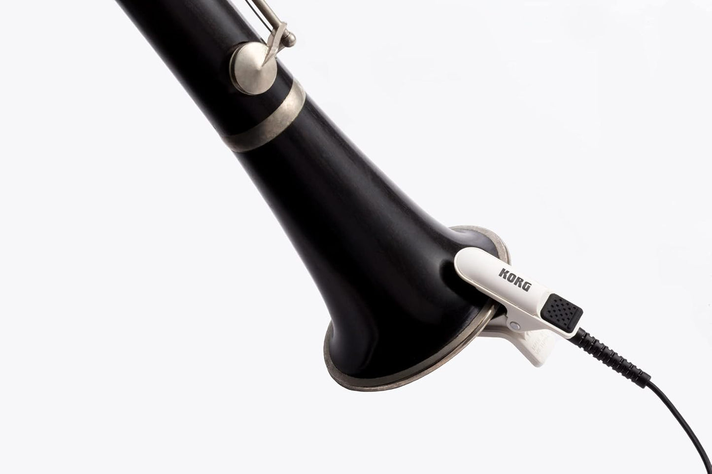 Korg CM300WHBK Clip-On Contact Microphone Tuner