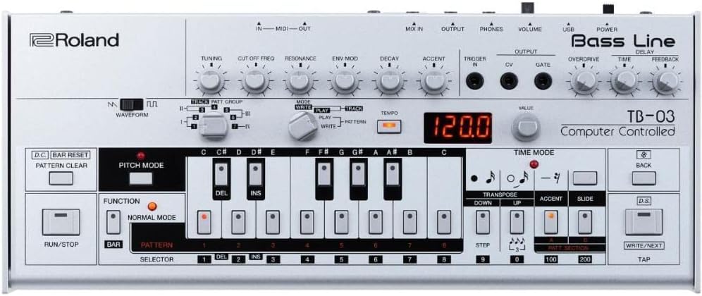Roland TB-03 Boutique Bass Line Synthesizer - Classic Sound