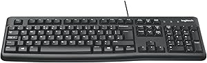 Logitech FBA_920-002582 USB Keyboard Business Quiet