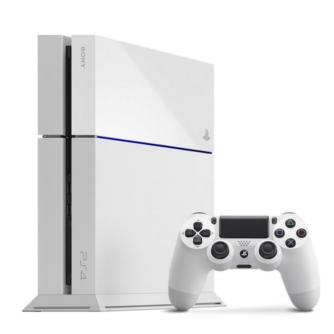 Sony Playstation 4 500GB White Console (Renewed)