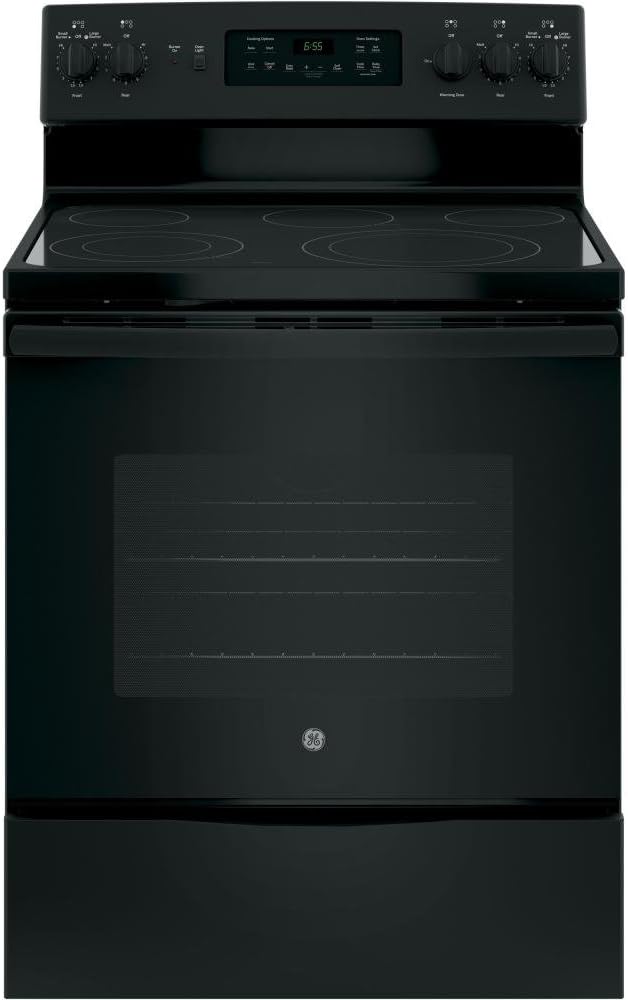 GE JB655DKBB Electric Range - Smoothtop Oven, Black — main product image