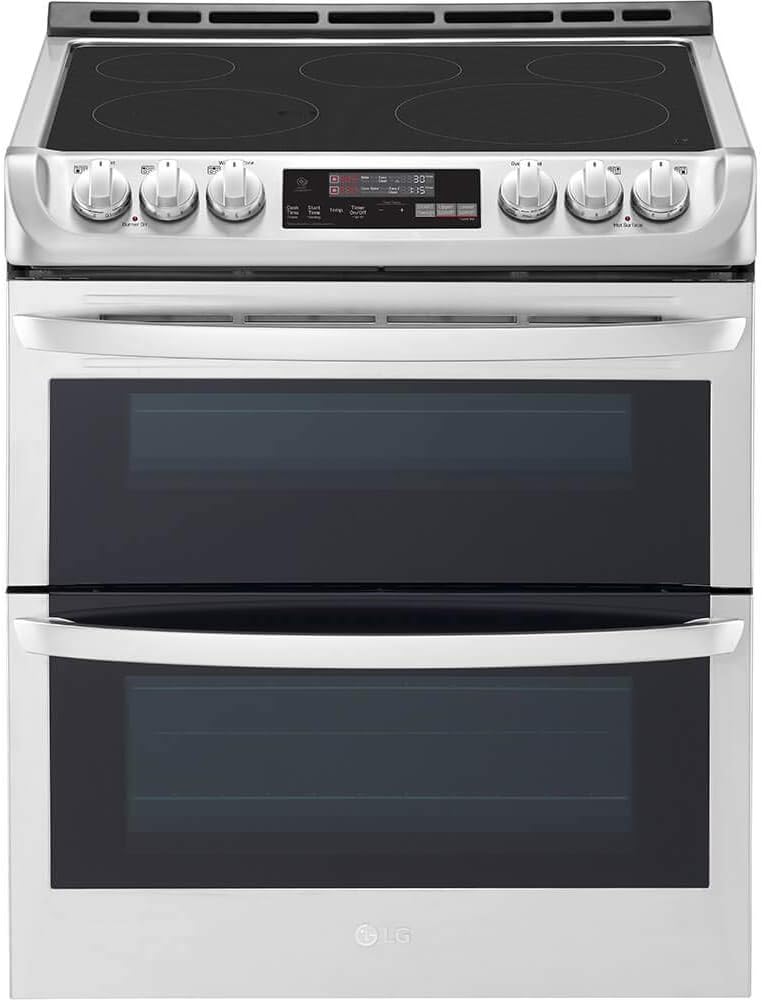 LG LTE4815ST 7.3 Cu. Ft. Stainless Double Oven Range — main product image