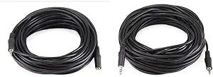 Monoprice Stereo Extension Cable 50 Feet Black — main product image