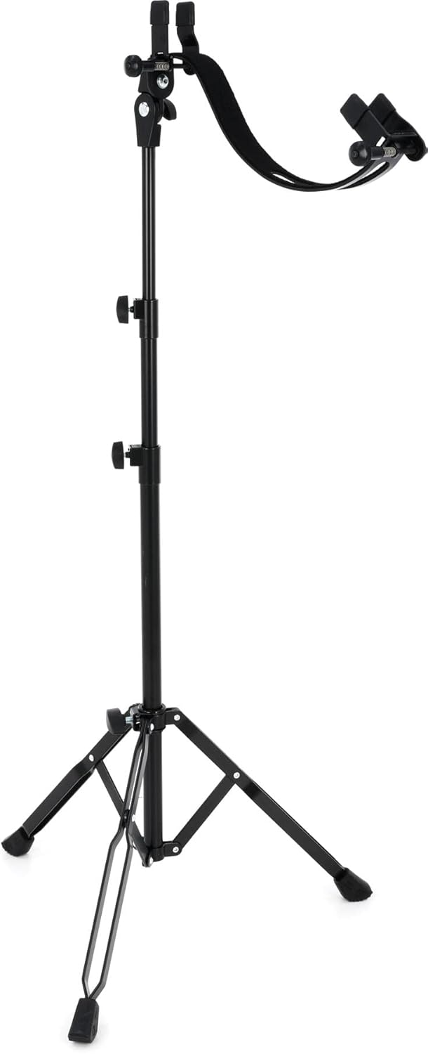 K&M 14760.000.55 Electric Guitar Performing Stand - Walk-Up Style