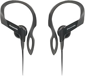Panasonic RPHS16K In-Ear Earbud Headphones with Flexible Hinge