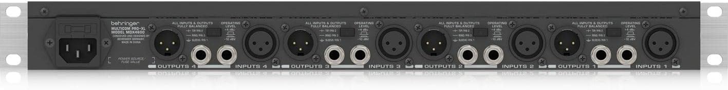 Behringer MDX4600 Multicom Pro-XL 4-Channel Compressor/Limiter