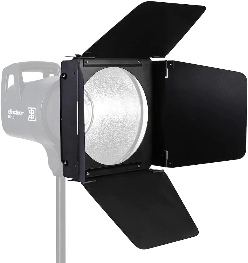 Elinchrom 26041 Barndoor 21cm (8.3’’) Kit for Studio Lighting