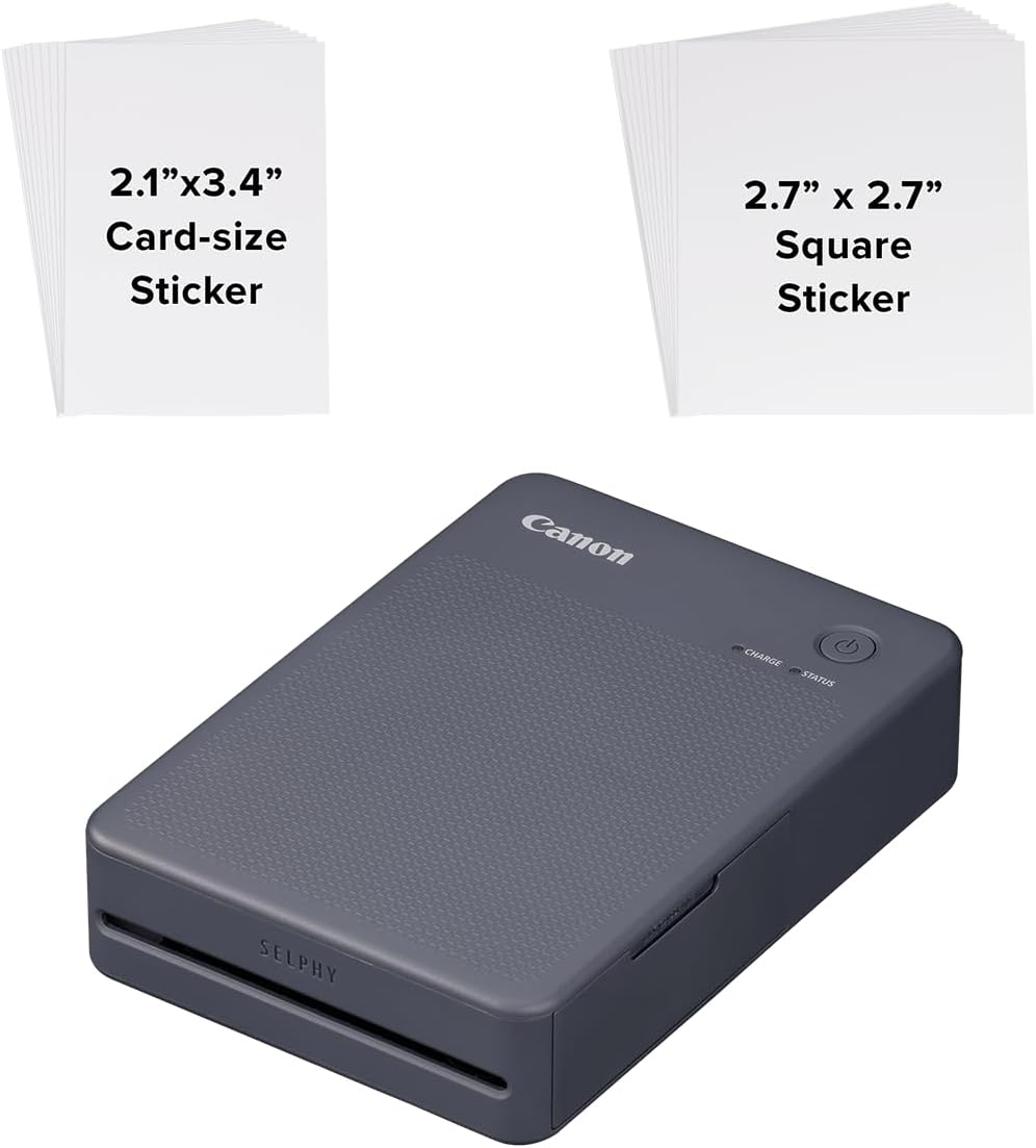 Canon 6752C001 SELPHY QX20 Compact Photo Printer Gray