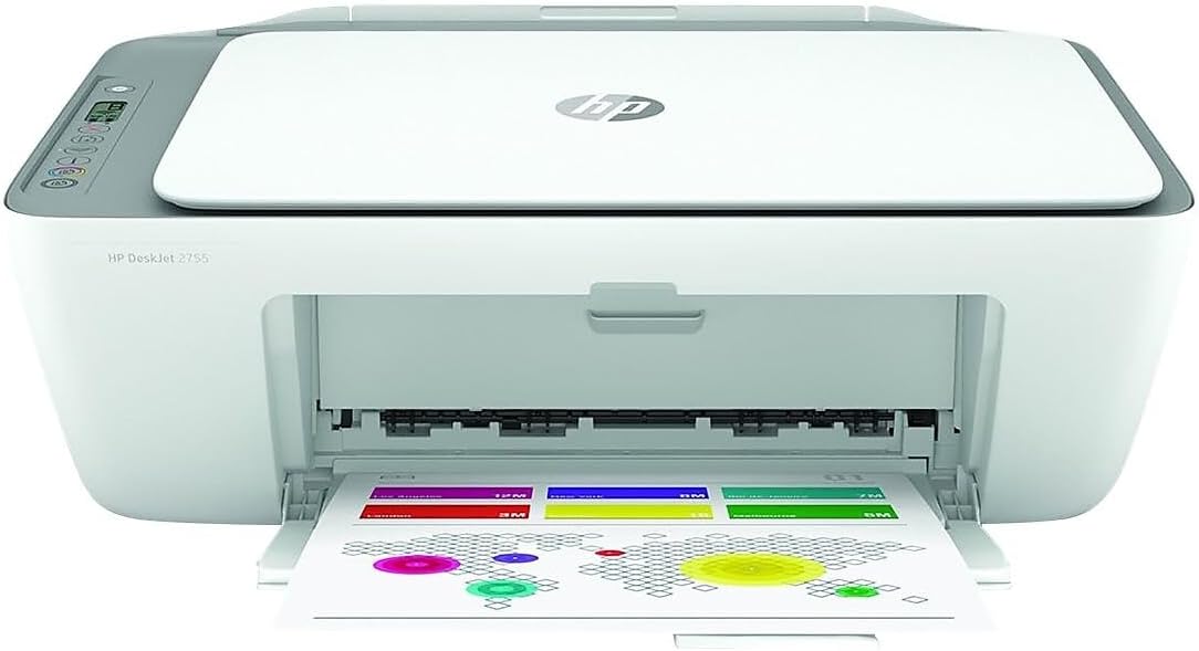 HP 3XV17A#B1F DeskJet 2755 Wireless All-in-One Printer