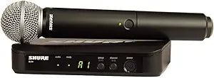 Shure BLX24/SM58-J11 Wireless SM58 Vocal Microphone System — main product image