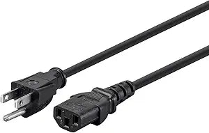 Monoprice 105279 3-Prong 6ft Power Cord NEMA 5-15P
