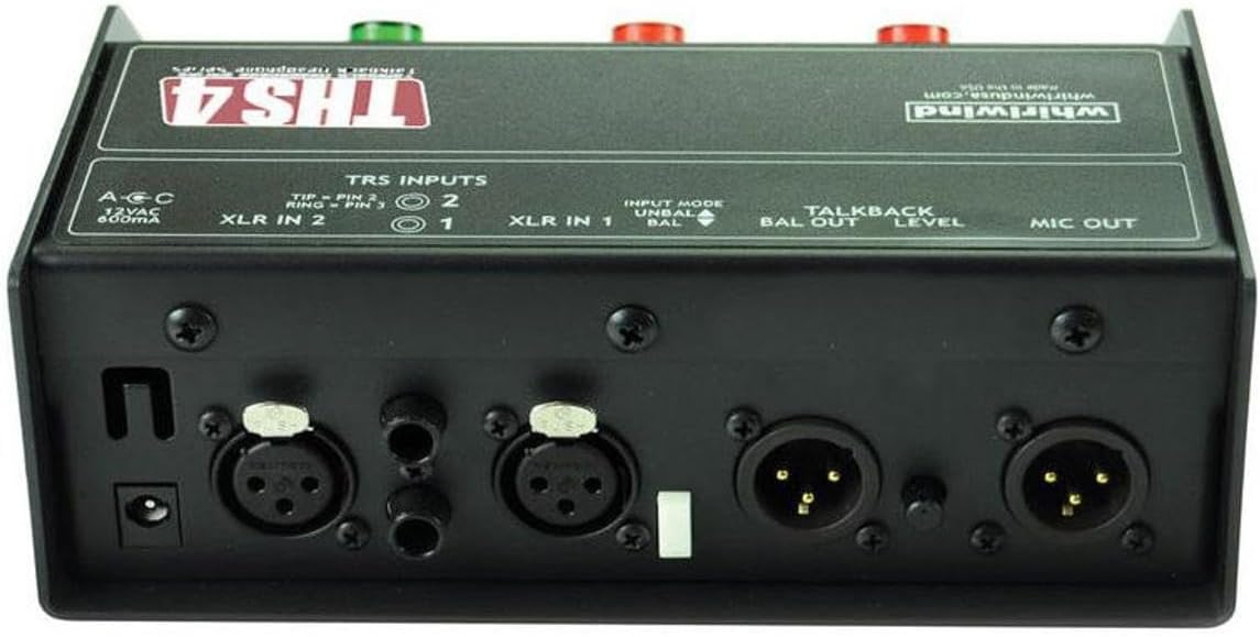 Whirlwind THS 4 Talkback Headphone Sports Announcer Console