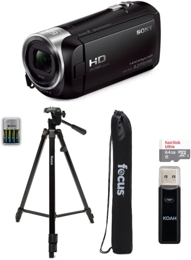Sony CX405 Handycam 1080p HD Camcorder Bundle — main product image