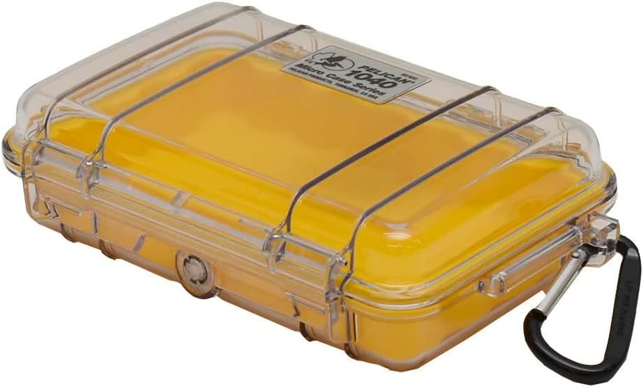 Pelican 1040 Micro Case - Yellow/Clear Waterproof Protector