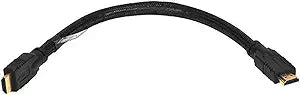 Monoprice 104963 1ft HDMI Cable with Net Jacket
