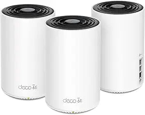 TP-Link Deco XE75 Pro (3-pack) AXE5400 Tri-Band Mesh WiFi 6E System — main product image