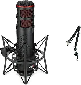Rode XDM 100 USB Dynamic Microphone with PSA1+ Boom Arm