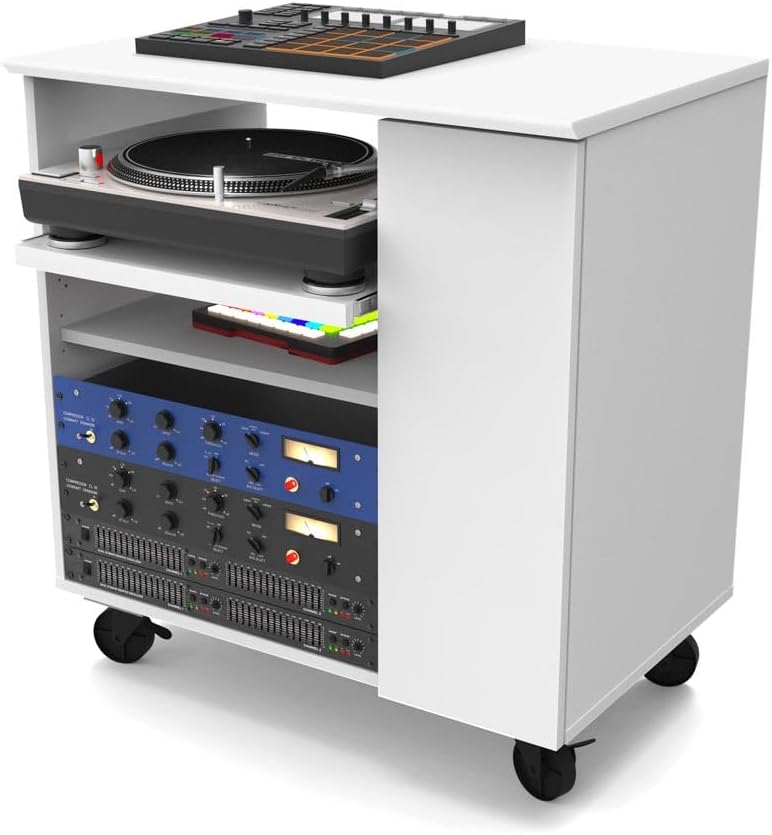 Glorious 246885 Modular Side Rack White Studio Furniture