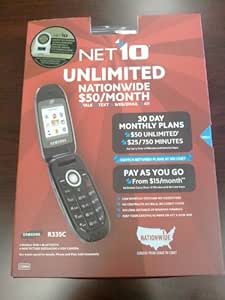 Samsung R335C Net10 Prepaid Flip Phone — main product image