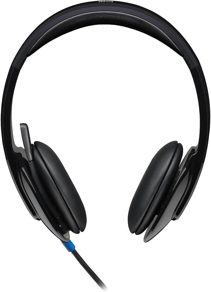 Logitech LOG981000510 H540 USB Corded Headset Black