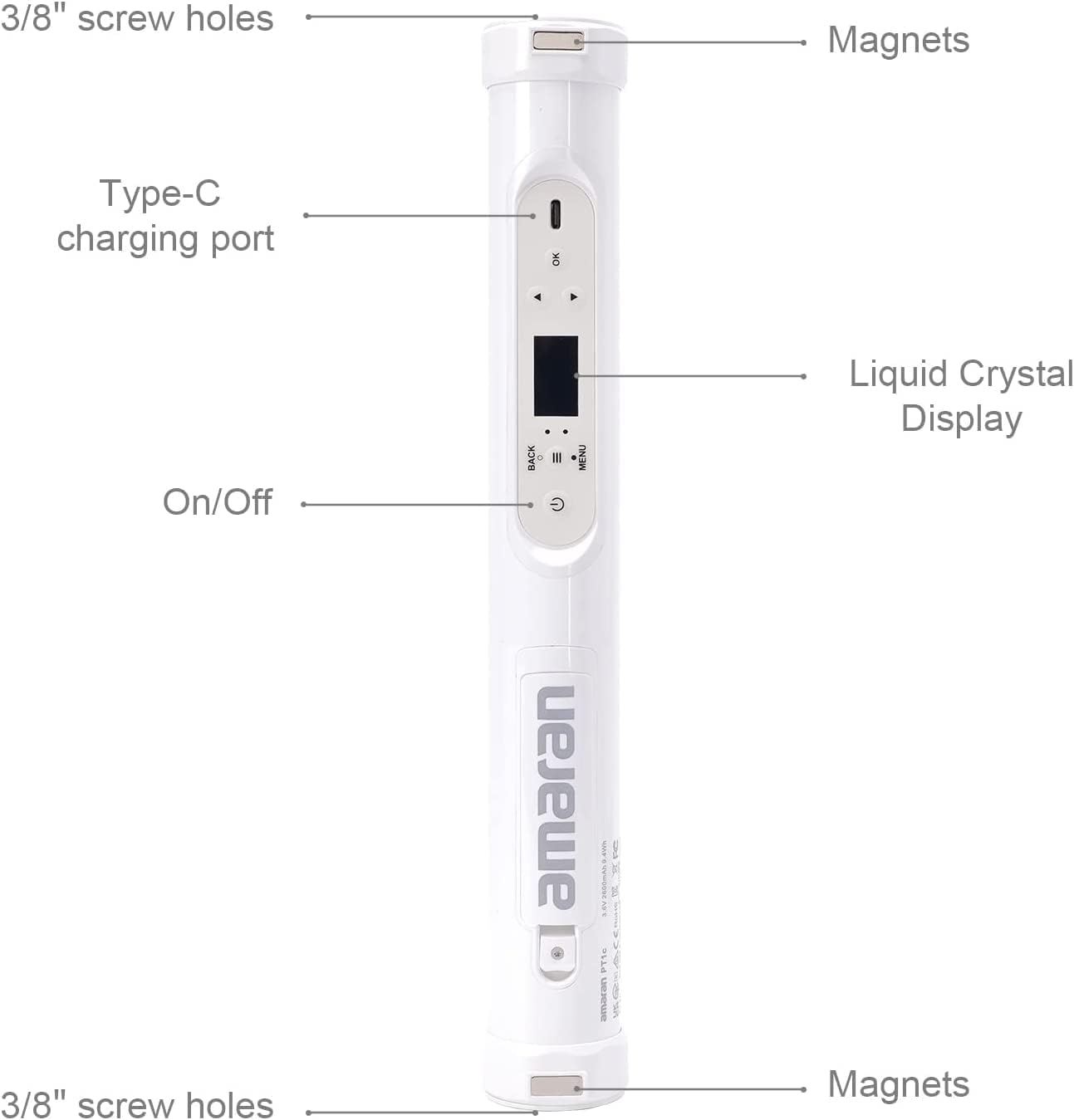 Aputure HS20221221034 Amaran PT1c LED Pixel Tube