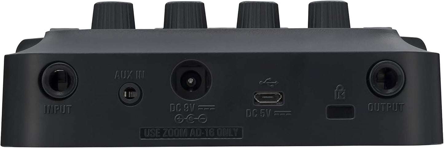 Zoom AUS-G1-FOUR-COMBO-DLX Guitar Multi-Effects Pedal Bundle