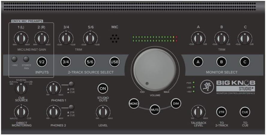 Mackie BIG KNOB STUDIO PLUS 4x3 Studio Monitor Controller