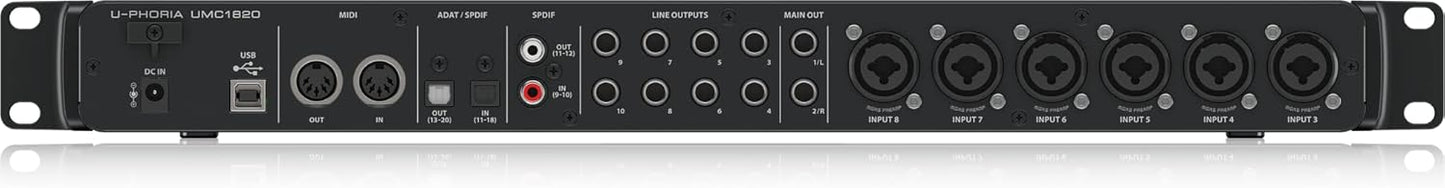 Behringer UMC1820 U-Phoria USB Audio Interface