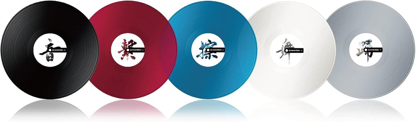 Pioneer DJ RB-VD2-CLPDJ Transparent Rekordbox Control Vinyl Pair