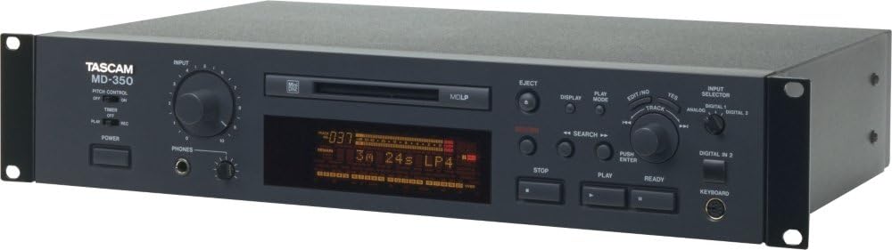 Tascam MD-350 MiniDisc Recorder/Player for Live Sound