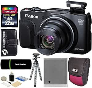 Canon SX710 HS PowerShot 20.3MP Digital Camera Bundle