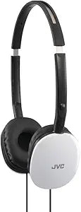 JVC HAS160W Flats Lightweight Portable Headphones - White