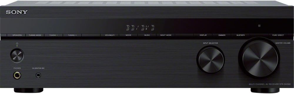 Sony STRDH590 5.2 Channel 4K HDR AV Receiver Bundle