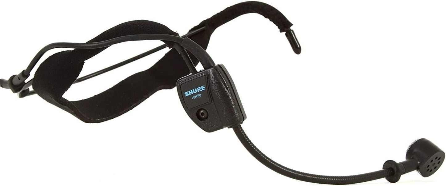 Shure WH20QTR Dynamic Headset Microphone, 1/4" Connector