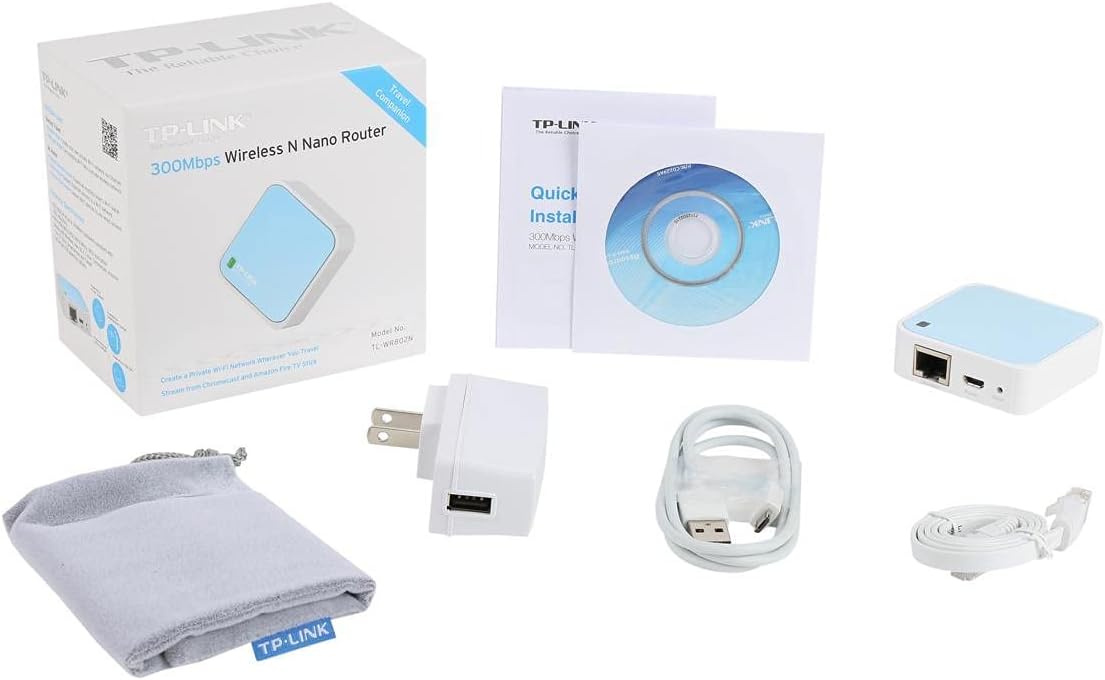 TP-Link TL-WR802N N300 Wireless Portable Travel Router