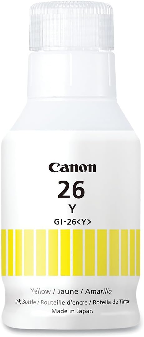 Canon GI-26 Yellow Ink Bottle for GX7020/GX6020 Printers