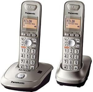 Panasonic KX-TG4012N DECT 6.0 Cordless Phone 2 Handsets