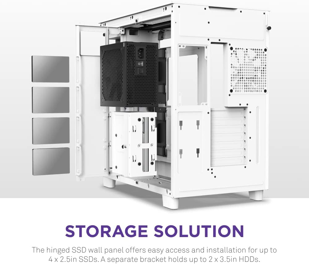 NZXT CM-H91FW-01 H9 Flow White ATX Gaming Case