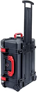 Pelican LYSB01KWTQNM2-ELECTRNCS Black & Red 1560 Case (No Foam)