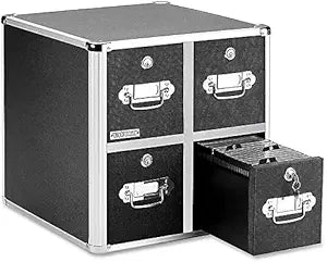 Vaultz VZ01049 CD Case Holder - File Cabinet with Key Locks — main product image